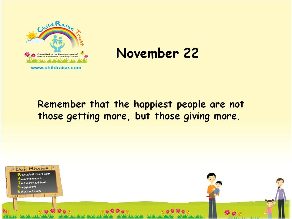 ChildRaise - Committed to the Empowerment of Special Children